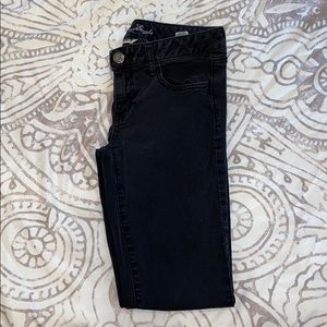 american eagle | black skinny jeans